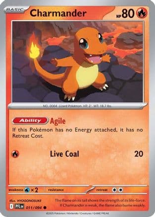 Charmander 011- ME02 Phantasmal Flames