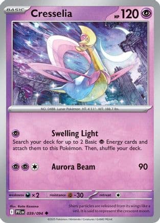 Cresselia 039- ME02 Phantasmal Flames