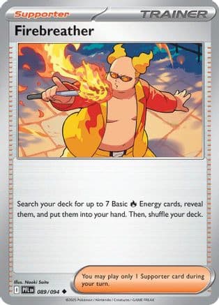 Firebreather 089/094 - ME02 Phantasmal Flames Reverse Holofoil