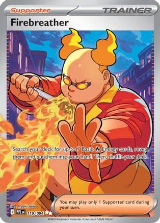 Firebreather 119/094 - ME02 Phantasmal Flames Holofoil
