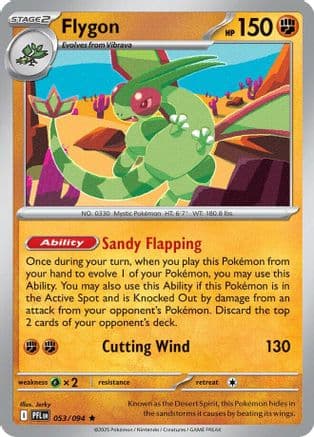 Flygon 053/094 - ME02 Phantasmal Flames Holofoil