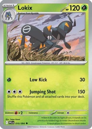 Lokix 010- ME02 Phantasmal Flames Reverse Holofoil