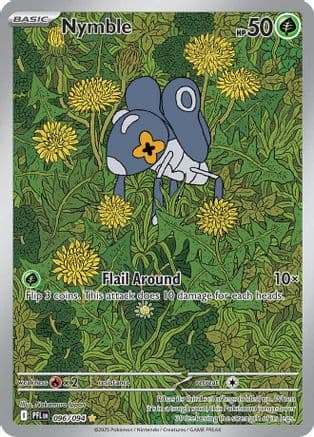 Nymble 096/094  - Holofoil ME02 Phantasmal Flames - Illustration Rare