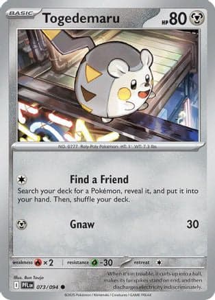 Togedemaru 073/094 - ME02 Phantasmal Flames