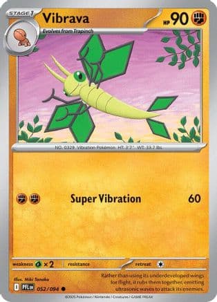 Vibrava 052- ME02 Phantasmal Flames Reverse Holofoil