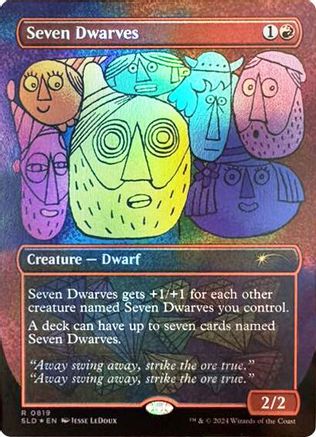 Seven Dwarves (0819) |  Foil (819) [Secret Lair Drop Series]