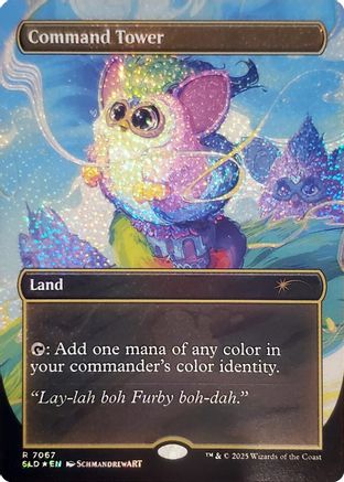 Command Tower (7067) (Confetti Foil) |  Foil (7067) [Secret Lair Drop Series]