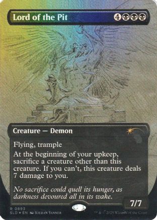 Lord of the Pit (Sketch Showcase) (Rainbow Foil) |  Foil (893) [Secret Lair Drop Series]