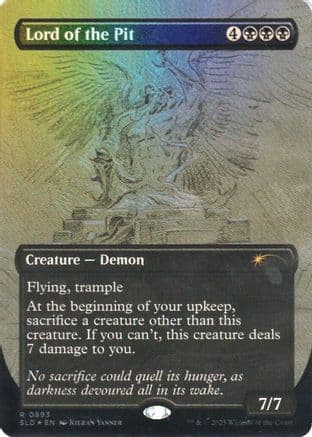 Lord of the Pit (Sketch Showcase) (Rainbow Foil) |  Foil (893) [Secret Lair Drop Series]