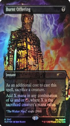 Burnt Offering (Rainbow Foil) |  Foil (7047) [Secret Lair Drop Series]