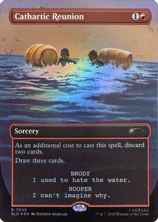 Cathartic Reunion (7045) (Rainbow Foil) |  Foil (7045) [Secret Lair Drop Series]