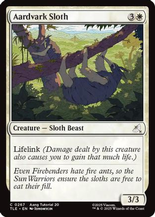 Aardvark Sloth (0267) |  (267) [Avatar: The Last Airbender: Eternal-Legal]