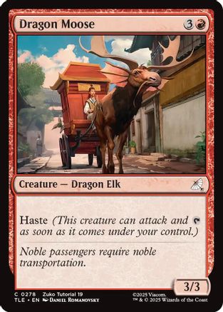 Dragon Moose (0278) |  (278) [Avatar: The Last Airbender: Eternal-Legal]