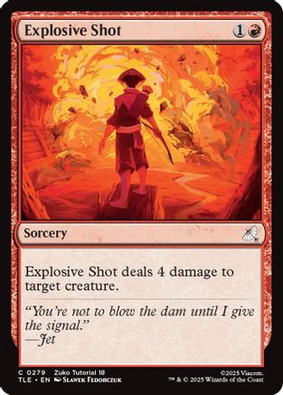 Explosive Shot (0279) |  (279) [Avatar: The Last Airbender: Eternal-Legal]