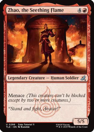 Zhao, the Seething Flame (0286) |  (286) [Avatar: The Last Airbender: Eternal-Legal]