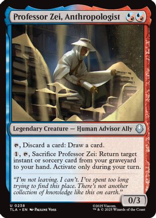 Professor Zei, Anthropologist |  (238) [Avatar: The Last Airbender]