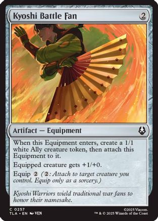 Kyoshi Battle Fan |  (257) [Avatar: The Last Airbender]