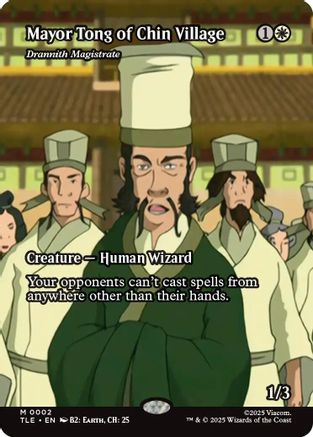 Mayor Tong of Chin Village - Drannith Magistrate (Borderless) |  (002) [Avatar: The Last Airbender: Eternal-Legal]