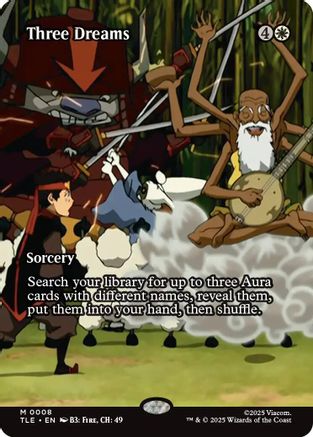 Three Dreams (Borderless) |  Foil (008) [Avatar: The Last Airbender: Eternal-Legal]