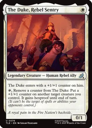 The Duke, Rebel Sentry |  Foil (076) [Avatar: The Last Airbender: Eternal-Legal]
