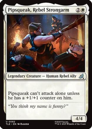 Pipsqueak, Rebel Strongarm |  Foil (082) [Avatar: The Last Airbender: Eternal-Legal]