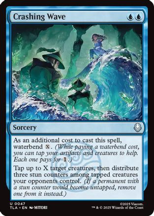 Crashing Wave |  Foil (047) [Avatar: The Last Airbender]