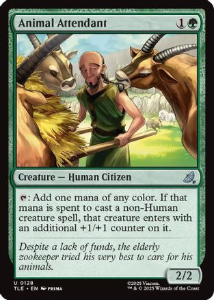 Animal Attendant |  Foil (128) [Avatar: The Last Airbender: Eternal-Legal]