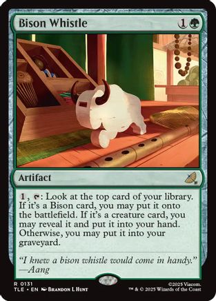 Bison Whistle |  (131) [Avatar: The Last Airbender: Eternal-Legal]