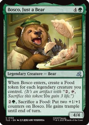 Bosco, Just a Bear |  Foil (132) [Avatar: The Last Airbender: Eternal-Legal]