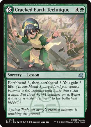 Cracked Earth Technique |  Foil (135) [Avatar: The Last Airbender: Eternal-Legal]