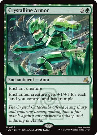 Crystalline Armor |  Foil (137) [Avatar: The Last Airbender: Eternal-Legal]