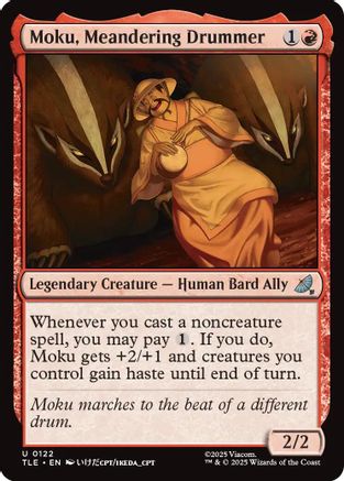 Moku, Meandering Drummer |  Foil (122) [Avatar: The Last Airbender: Eternal-Legal]