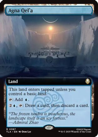 Agna Qel'a (Extended Art) |  Foil (387) [Avatar: The Last Airbender]