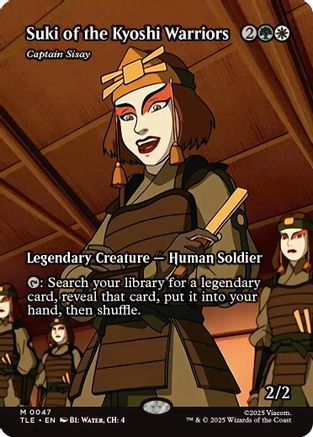 Suki of the Kyoshi Warriors - Captain Sisay (Borderless) |  (047) [Avatar: The Last Airbender: Eternal-Legal]