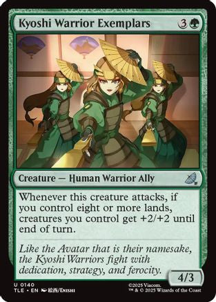 Kyoshi Warrior Exemplars |  Foil (140) [Avatar: The Last Airbender: Eternal-Legal]