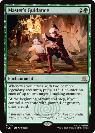Master's Guidance |  Foil (141) [Avatar: The Last Airbender: Eternal-Legal]