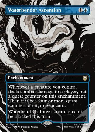 Waterbender Ascension (Borderless) |  Foil (310) [Avatar: The Last Airbender]