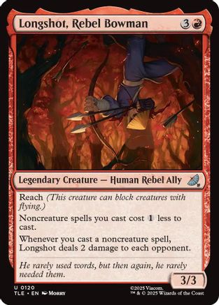 Longshot, Rebel Bowman |  Foil (120) [Avatar: The Last Airbender: Eternal-Legal]