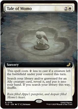 Tale of Momo (Extended Art) |  Foil (176) [Avatar: The Last Airbender: Eternal-Legal]