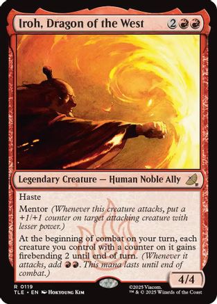 Iroh, Dragon of the West |  Foil (119) [Avatar: The Last Airbender: Eternal-Legal]