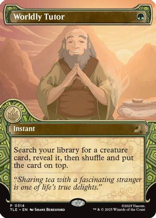 Worldly Tutor (Showcase) |  (314) [Avatar: The Last Airbender: Eternal-Legal]