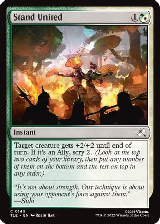 Stand United |  Foil (149) [Avatar: The Last Airbender: Eternal-Legal]