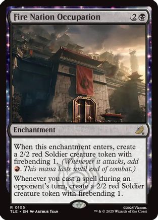Fire Nation Occupation |  Foil (105) [Avatar: The Last Airbender: Eternal-Legal]