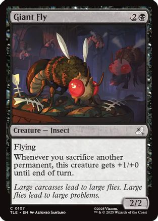 Giant Fly |  Foil (107) [Avatar: The Last Airbender: Eternal-Legal]