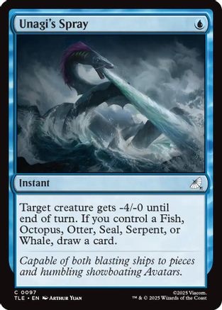 Unagi's Spray |  Foil (097) [Avatar: The Last Airbender: Eternal-Legal]