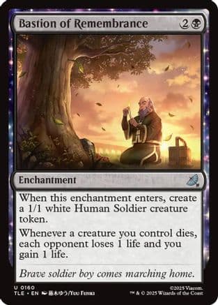 Bastion of Remembrance |  Foil (160) [Avatar: The Last Airbender: Eternal-Legal]