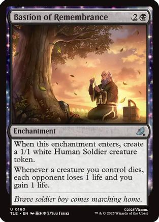 Bastion of Remembrance |  Foil (160) [Avatar: The Last Airbender: Eternal-Legal]