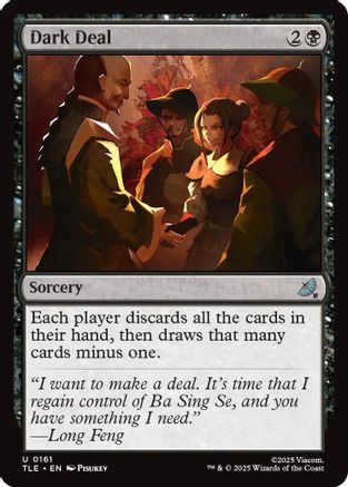 Dark Deal |  Foil (161) [Avatar: The Last Airbender: Eternal-Legal]