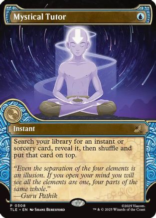 Mystical Tutor (Showcase) |  (308) [Avatar: The Last Airbender: Eternal-Legal]
