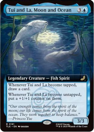 Tui and La, Moon and Ocean (Extended Art) |  Foil (181) [Avatar: The Last Airbender: Eternal-Legal]